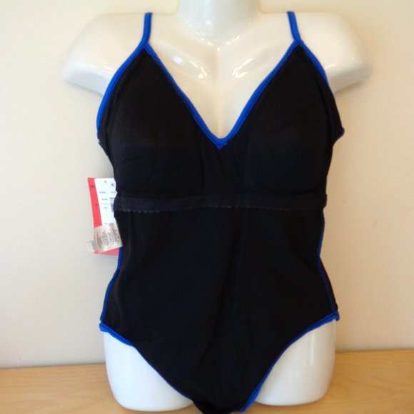 Magicsuit by Miraclesuit Thamar Shirred Swimsuit 1 PC Electric Blue Size 14 NEW - Picture 7 of 7